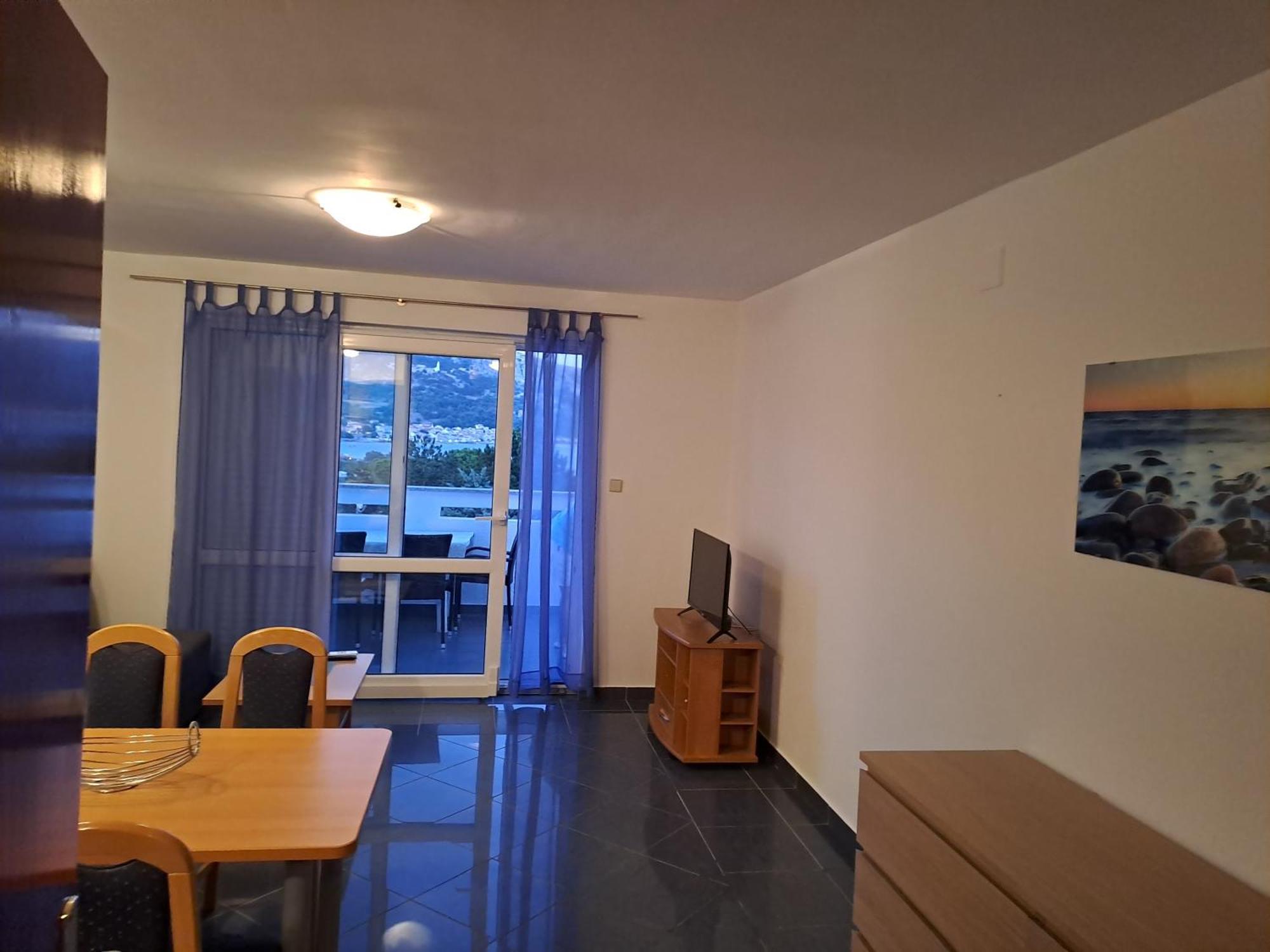 Apartman Zarok Lägenhet Baška Exteriör bild